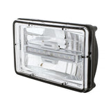 ULTRALIT - 4" X 6" Rectangular LED Headlight With White LED Position Light