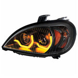 Freightliner Columbia Projection Headlight With Dual Function Amber LED Light Bar