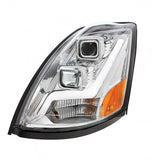 Volvo VN/VNL 2004 And Newer Projection Headlight With Light Bar