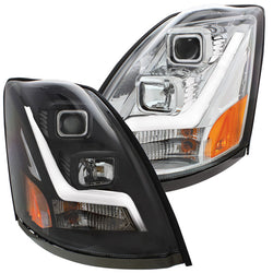 Volvo VN/VNL 2004 And Newer Projection Headlight With Light Bar