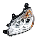 Chrome Projection Headlight With LED Position Light For 2013-2021 Kenworth T680