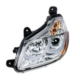 Chrome Projection Headlight With LED Position Light For 2013-2021 Kenworth T680