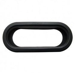 Black rubber grommet for oval light.