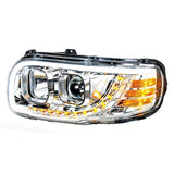 Peterbilt 388/389 Projection Headlight With LED Position Light And LED Turn Signal