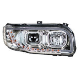 Peterbilt 388/389 Projection Headlight With LED Position Light And LED Turn Signal