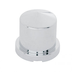 Chrome Plastic Pointed Push-On Nut Cover  5/8" x 1 1/4"