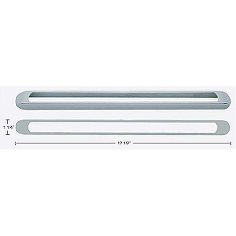 Chrome 17 1/4" Light Bar Bezel