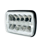 5" x 7" 9 LED Rectangular Light with 6 White LED Light Bar