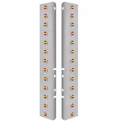 Peterbilt Front Air Cleaner Brackets w/ 26 Mini LED