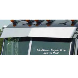 Peterbilt 05+ Blind Mount Monster & Regular Drop Bow-Tie Visors