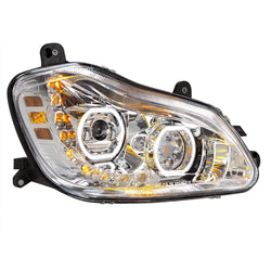 Chrome 10 LED Headlight for 2013-2021 Kenworth T680