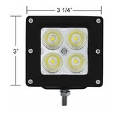 4 High Power LED "X2" Light w/ Bracket Mount