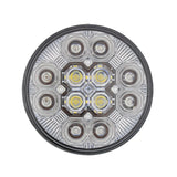 Round Combo Light with 12 LED 4 Inch Stop, Turn & Tail Light & 16 LED Back-Up Light