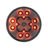 Round Combo Light with 12 LED 4 Inch Stop, Turn & Tail Light & 16 LED Back-Up Light