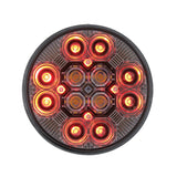 Round Combo Light with 12 LED 4 Inch Stop, Turn & Tail Light & 16 LED Back-Up Light