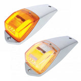 24 Amber LED Rectangular Cab Light Assembly w/Housing & GLO