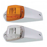 24 Amber LED Rectangular Cab Light Assembly w/Housing & GLO