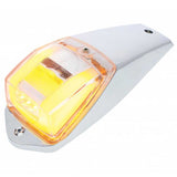 24 Amber LED Rectangular Cab Light Assembly w/Housing & GLO