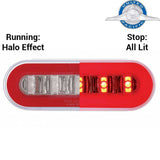 22 LED 6 Inch Oval S/T/T & P/T/C Light with GLO Design