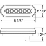 6" Oval Halo LED Light Kit