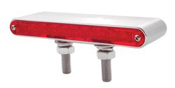 10 LED 6 1/2" Double Face Light Bar - Amber & Red LED/Amber & Red Lens