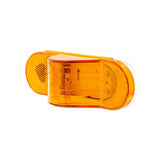 8 LED Mid-Trailer Turn Signal Light - Amber LED/Amber Lens
