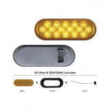 16 LED Reflector Oval Turn Signal