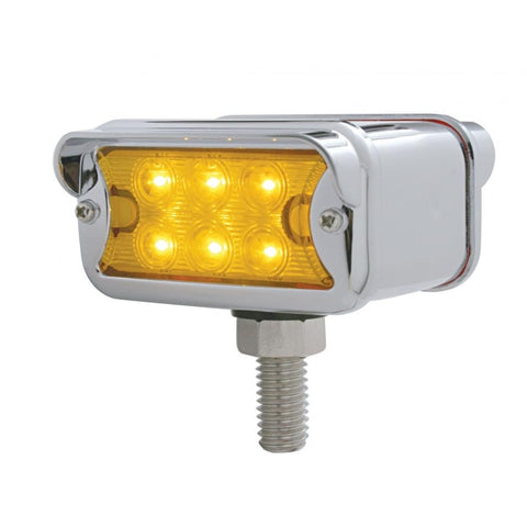 Dual Function Double Face Light - Amber & Red 6 LED