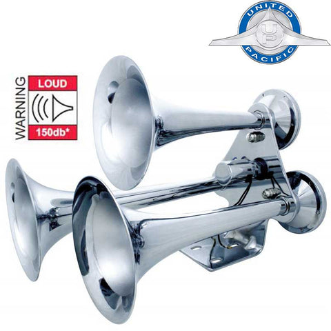 Chrome 3 Trumpet Train Horn