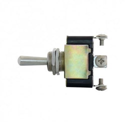 Metal Toggle Switch With 3 Screw Terminals - 3 Pin, 10 Amp - 12V DC On-Off-On