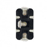 Metal Toggle Switch With 3 Screw Terminals - 3 Pin, 10 Amp - 12V DC On-Off-On
