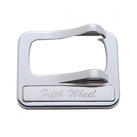 Peterbilt Rocker Switch Cover w/ Stainless Plaque - Fifth Wheel