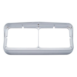 Rectangular Dual Headlight Bezel w/ Visor