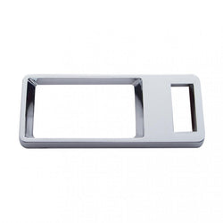 Chrome Plastic Truck Heater & A/C Vent Cover - 2 Hole