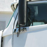 Chrome Plastic Bottom Mirror Post Cover For 1996-2010 Freightliner Century - Driver