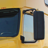 Black Heated Mirror Assembly For 2004 - 2012 Volvo VNL - Passenger