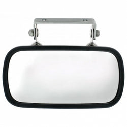 Rectangular Stainless Convex Mirror With U-Bracket