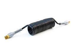 Sliding Fifth Wheel Coiled Air Line with Springs