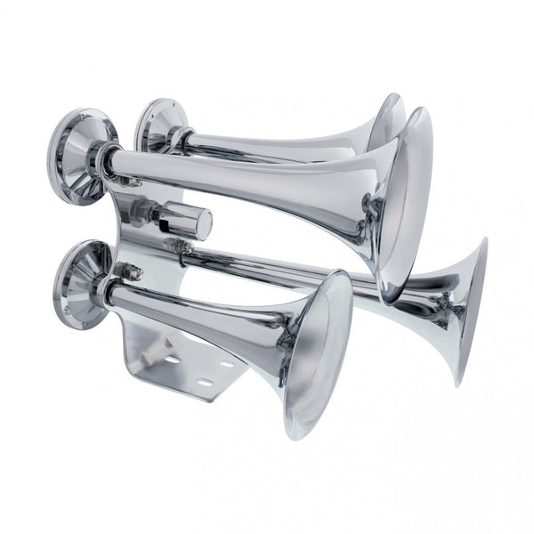 Chrome 4 Trumpet Train Horn