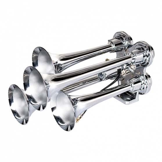 Chrome Small 4 Trumpet Air Horn