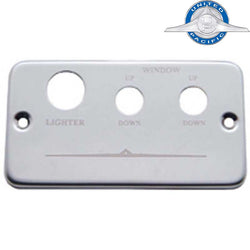 Freightliner Stainless Steel Lighter Dash Plate