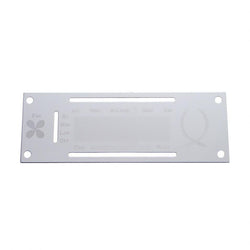 Kenworth Stainless A/C Control Plate