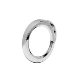 4 Inch Chrome Plastic Twist-On Bezel
