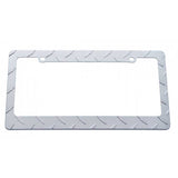 Chrome Die Cast Diamond License Plate Frame