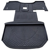 Peterbilt 579 Midroof Precision Fit Cab & Sleeper Floor Mat for manual transmission.