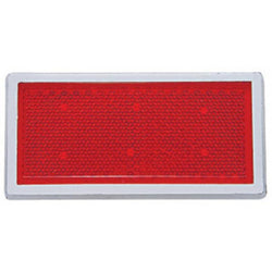 Reflector Rectanglular Quick Mount With Chrome Bezel
