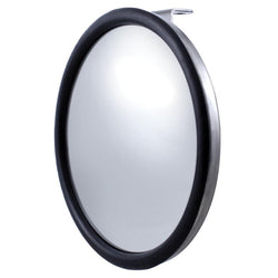 8 1/2" Stainless Steel Convex Mirror With Offset Mounting Stud