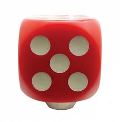 Red Dice Gearshift Knob With Glow Dots