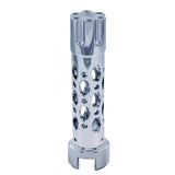 Chrome "Austin" Spike Gearshift Knob with Vertical Adaptor