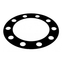 Black Plastic Wheel Protector with 1 Inch Holes